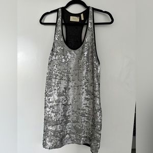 Elizabeth and James sequined tunic dress - size Small